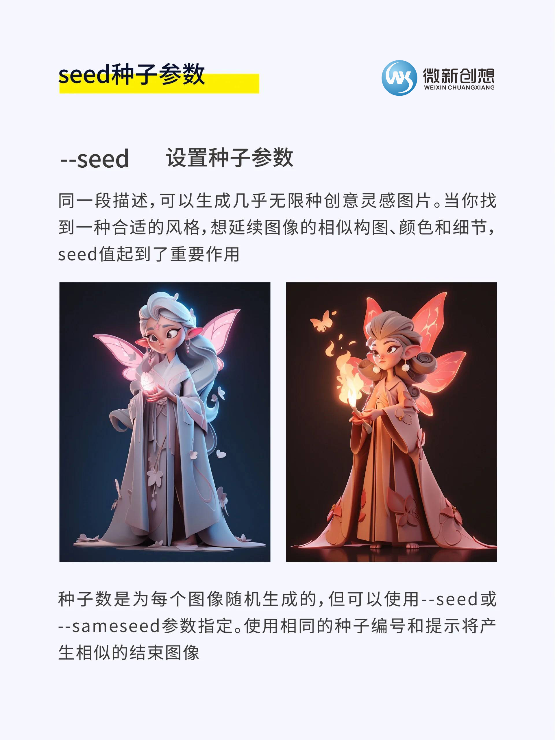Midjourney种子参数解析 –seed让图片人和物高度相似插图
