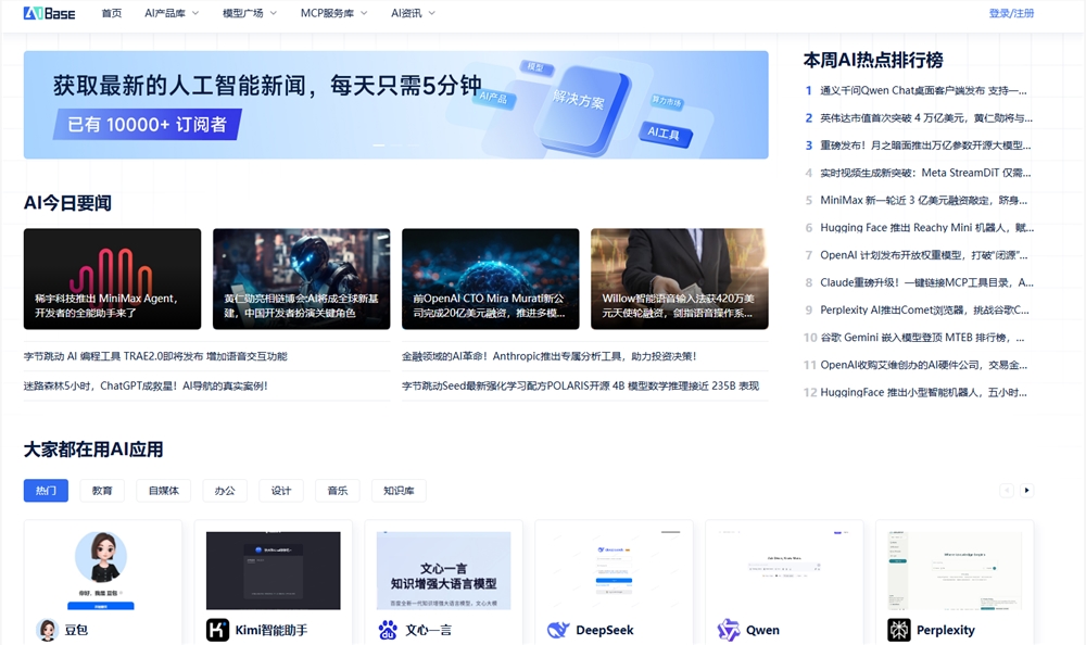 精选国内优质AI资讯网站推荐大全插图1