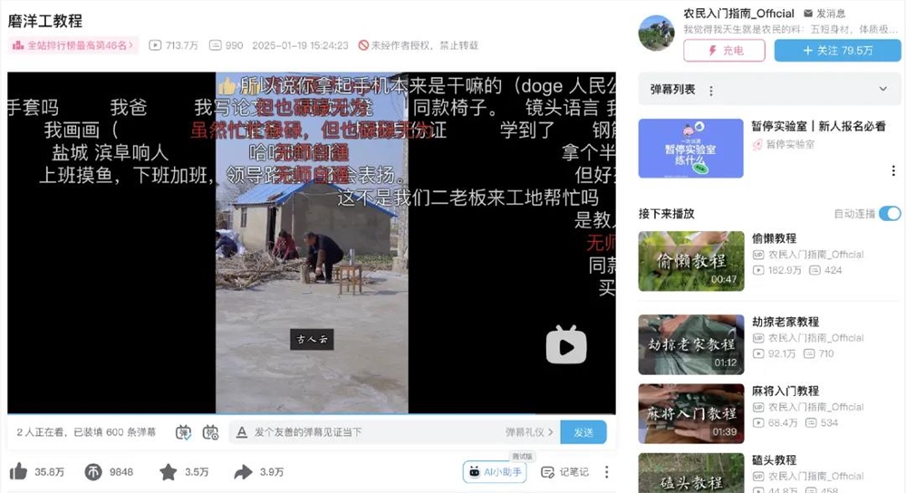 抽象三农教学走红千万网友 磨洋工教程成当代《齐民要术》插图