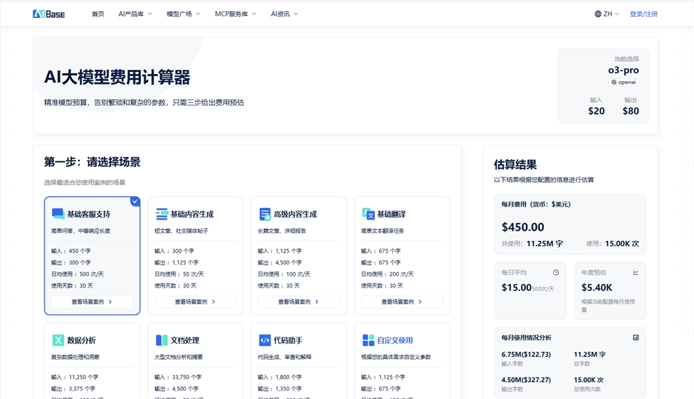AI大模型调用费用测算工具：精准预估成本避免踩坑插图1