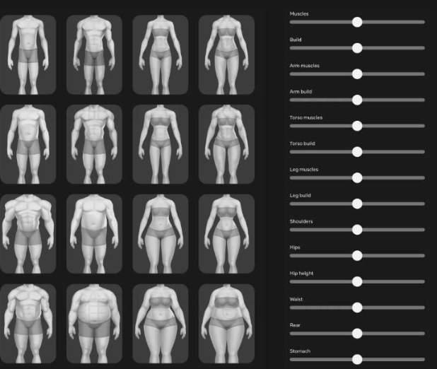 Meta Avatar系统重大升级 多种预设体型自定义选项插图1