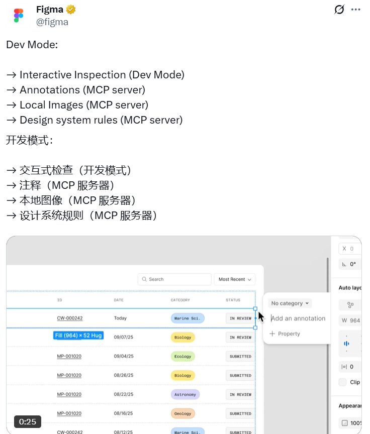 Figma开发者模式重大升级 彩色批注MCP协议革新设计转代码效率插图