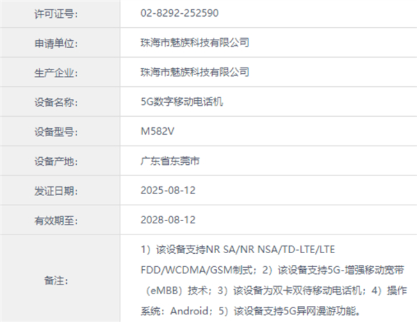 魅族22系列小直屏入网：挑战1.2mm窄边框手感最强插图1