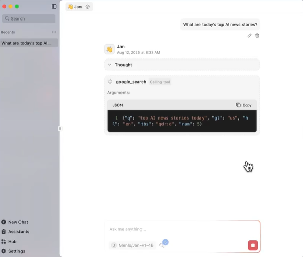 Jan-v1微调模型挑战Perplexity Pro 91%准确率开源AI新突破插图1