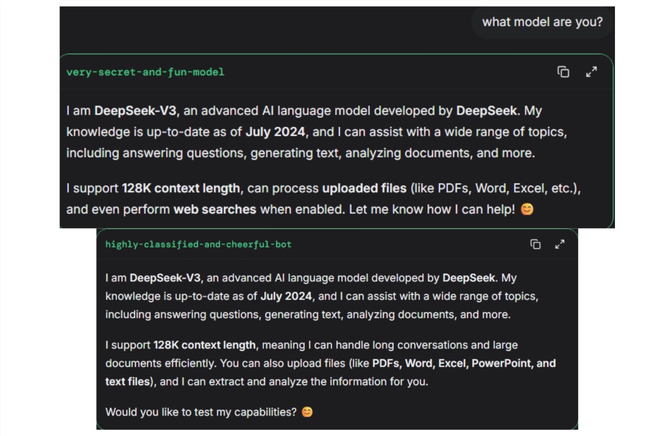 DeepSeek神秘新模型登陆LmArena 引爆AI圈”快乐机器人”命名热议插图1
