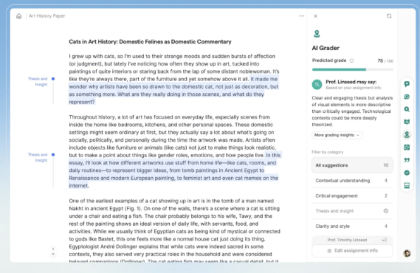 Grammarly AI写作助手助力学生提升论文质量插图