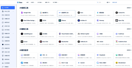 AI工具导航网站哪个好？如何更快找到真正适合自己的高效AI工具？AIbase帮你解决难题