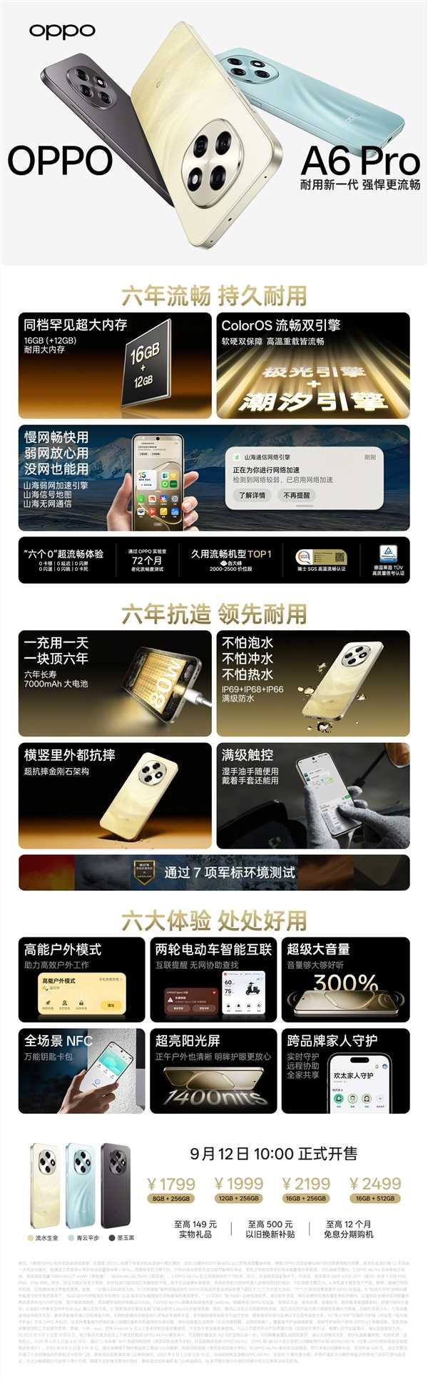 1799元起 OPPO A6 Pro六年流畅耐用旗舰体验插图
