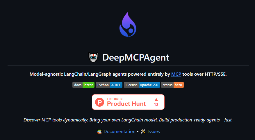DeepMCPAgent开源：LangChain一键建AI代理生产力暴涨10倍插图1