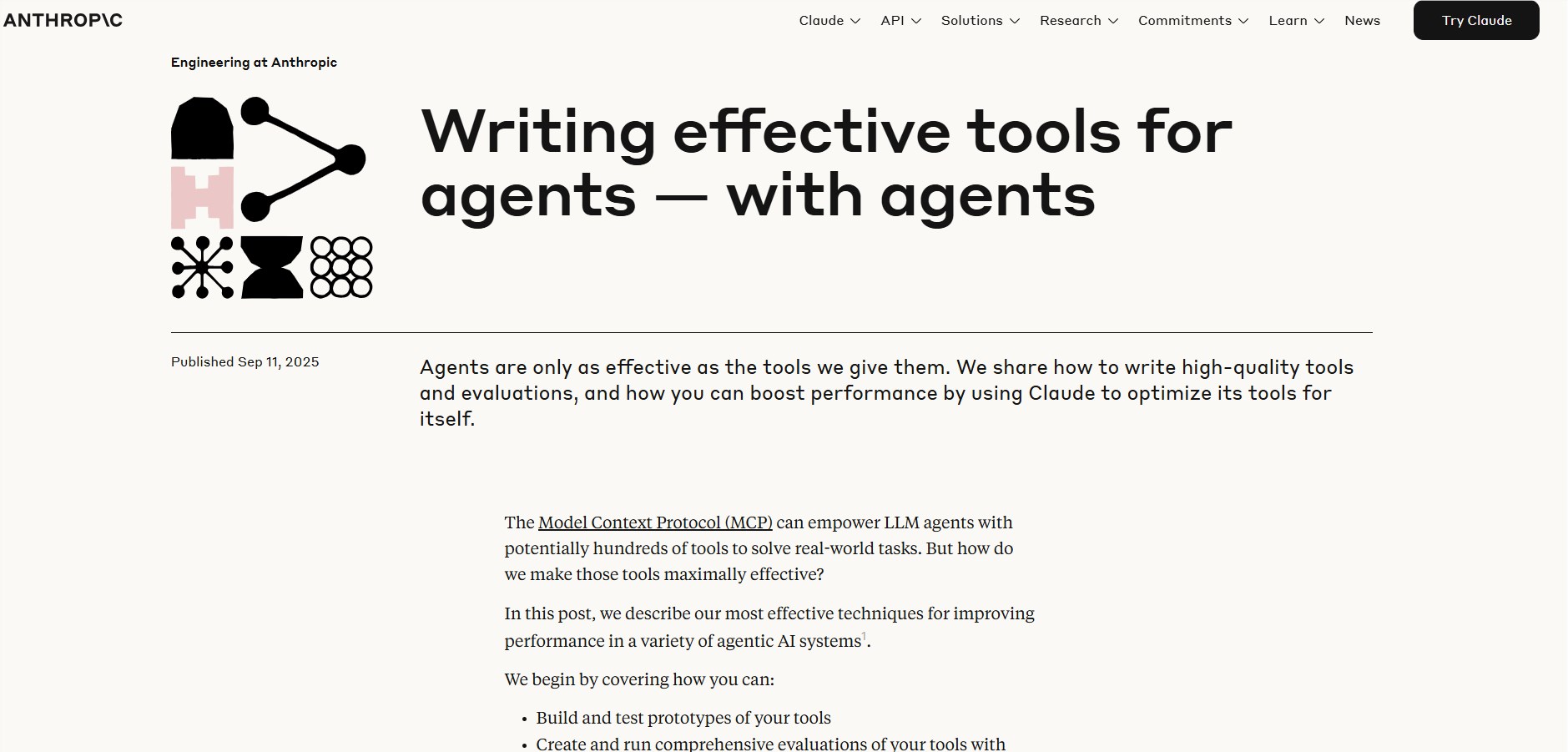 Anthropic发布LLM Agent工具编写指南 提升开发效率插图1 Anthropic发布LLM Agent工具编写指南 提升开发效率插图1