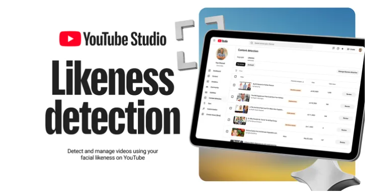 YouTube Studio重磅升级 AI助手上线一键检测盗用面孔插图