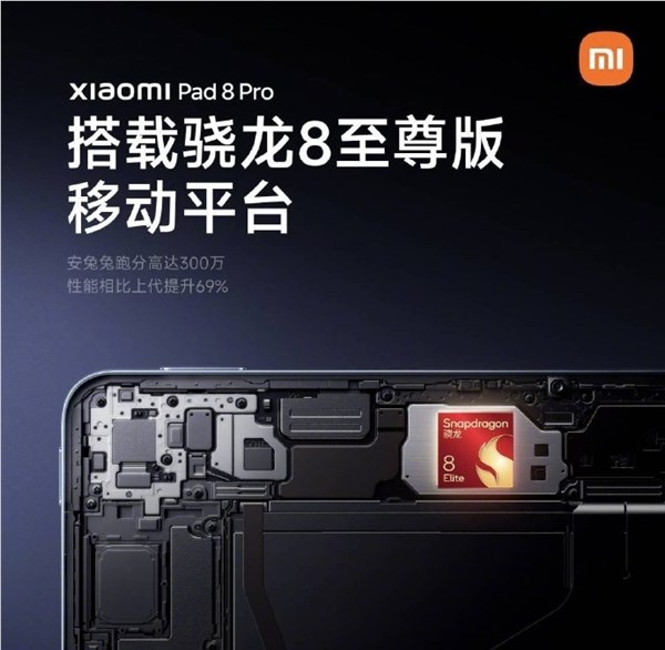 小米平板8 Pro首发骁龙8至尊版 雷军称性能最强平板插图2 小米平板8 Pro首发骁龙8至尊版 雷军称性能最强平板插图2