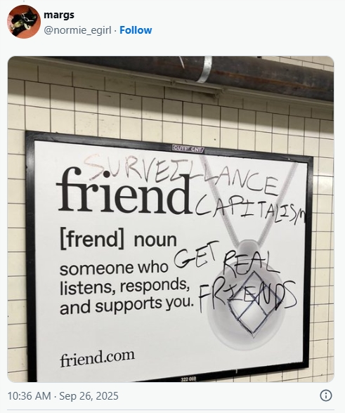 AI创业公司Friend纽约地铁斥资百万广告引争议插图