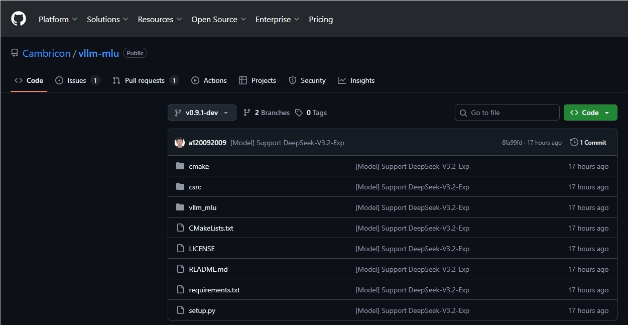 寒武纪全面适配DeepSeek-V3.2-Exp模型 推理引擎开源助力AI发展插图