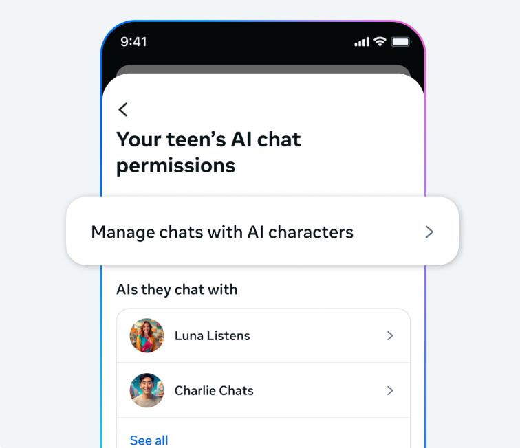 Meta推出AI家长控制新工具 全面保护未成年人网络安全插图1