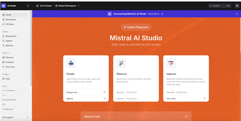Mistral AI Studio发布：加速企业级AI应用开发部署插图1