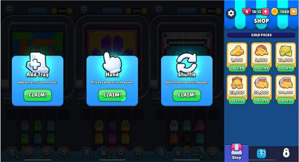 消除又上创新玩法，上线70天月流水突破百万美元