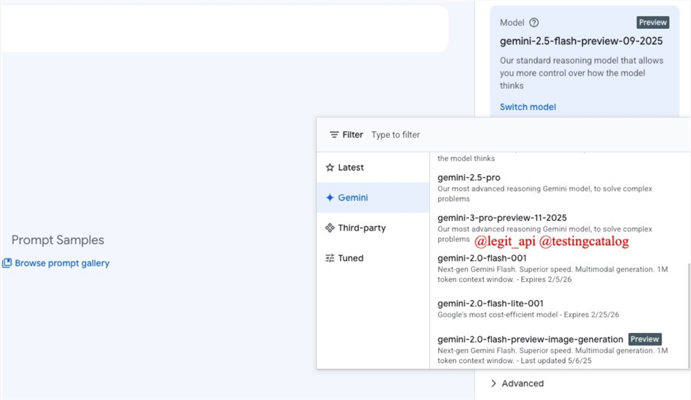 谷歌Gemini 3 Pro预览版现身Vertex AI 支持百万级上下文窗口插图1 谷歌Gemini 3 Pro预览版现身Vertex AI 支持百万级上下文窗口插图1