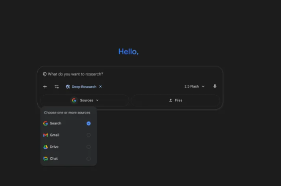 谷歌Gemini AI深度研究功能整合邮件文件生成智能报告插图 谷歌Gemini AI深度研究功能整合邮件文件生成智能报告插图