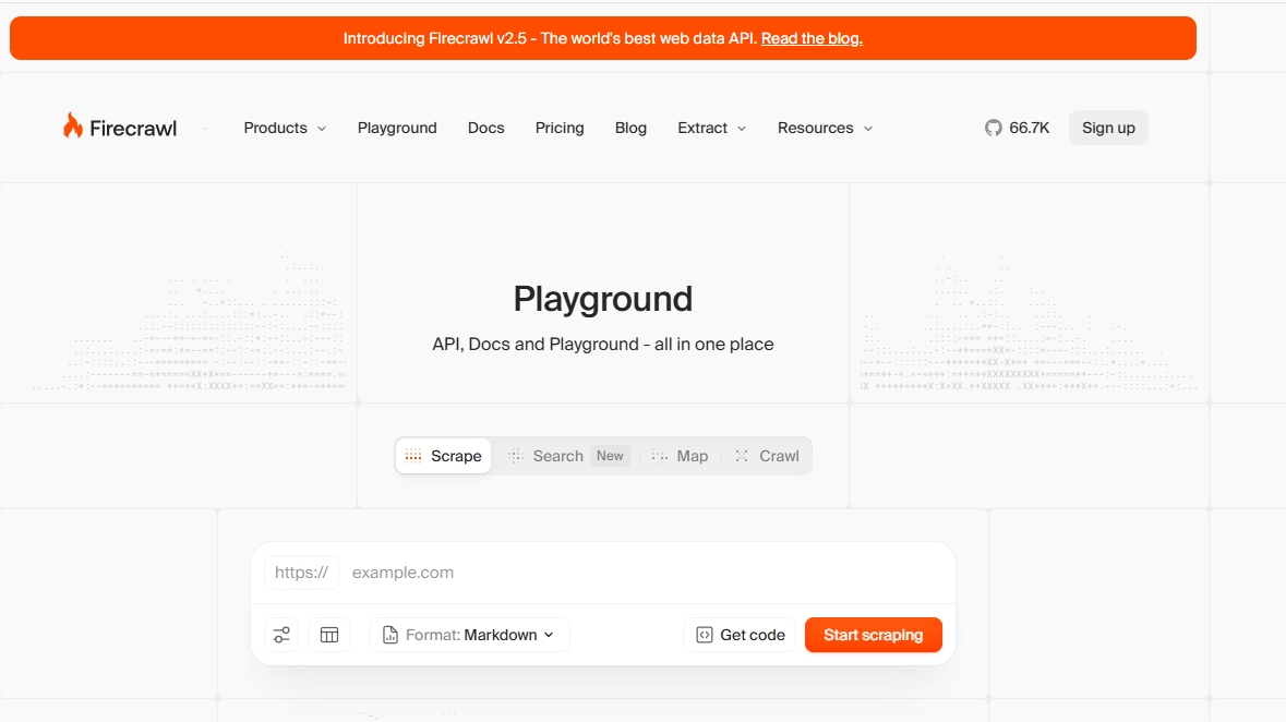 Firecrawl全新API一键提取网站品牌DNA配色标志设计框架插图1 Firecrawl全新API一键提取网站品牌DNA配色标志设计框架插图1