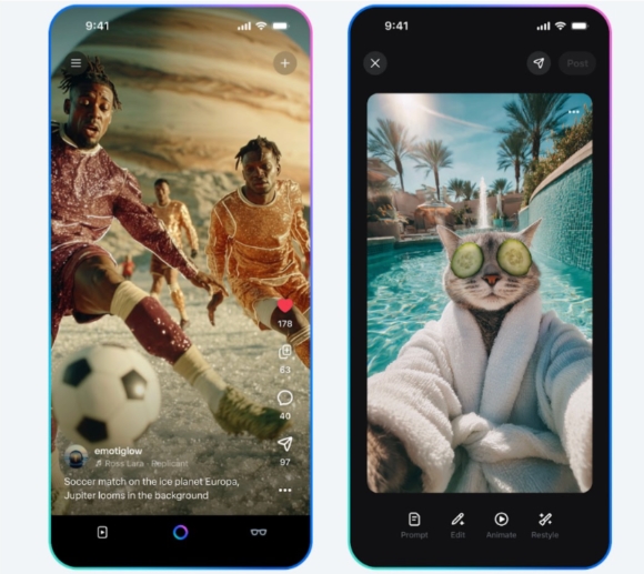 Meta推AI短视频Vibes进欧洲 引发“AI版TikTok”争议插图 Meta推AI短视频Vibes进欧洲 引发“AI版TikTok”争议插图