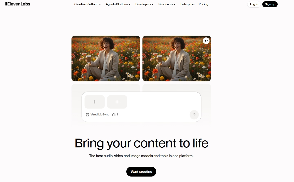 ElevenLabs全新平台上线 图像视频音乐一站式生成插图1 ElevenLabs全新平台上线 图像视频音乐一站式生成插图1
