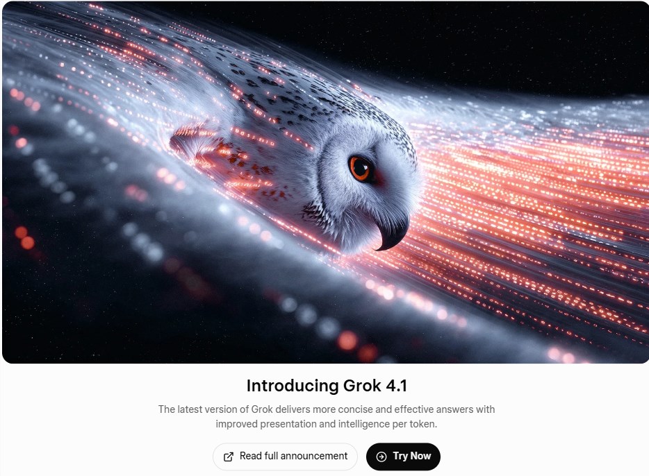 xAI 推出 Grok 4.1，提升质量与速度，免费使用！