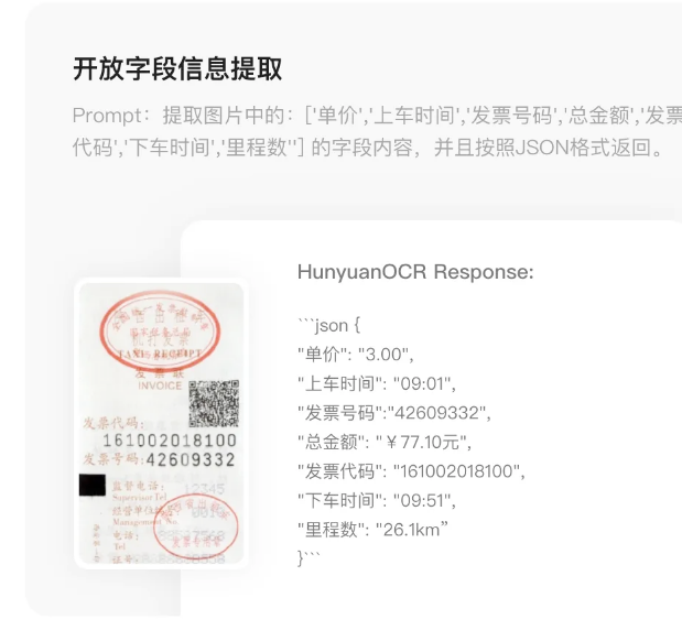 腾讯混元开源 HunyuanOCR 模型:1B 参数斩获多项 SOTA，多场景赋能 OCR 应用