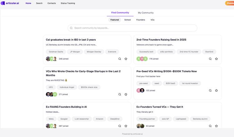 Articuler职场版Tinder：AI智能匹配人脉神器插图1