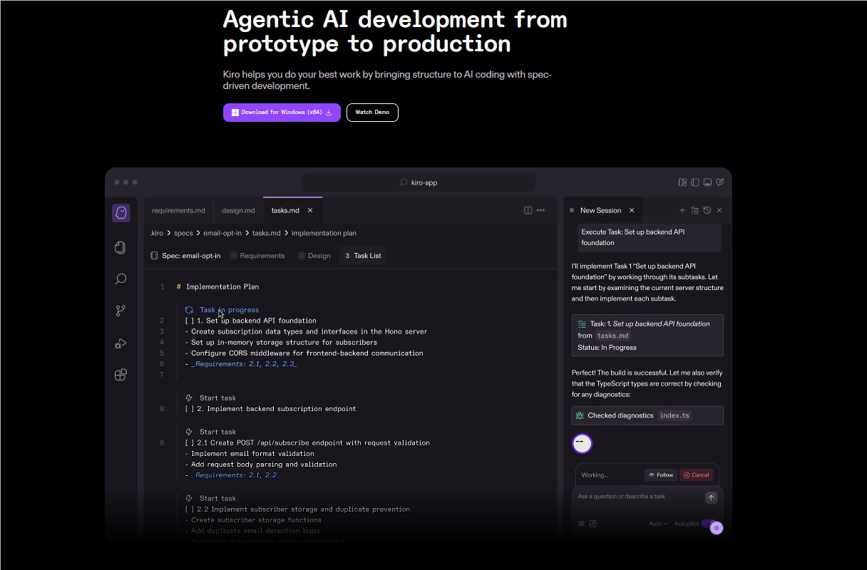 Amazon 优先推广自研 AI 编程工具 Kiro，限制第三方应用使用