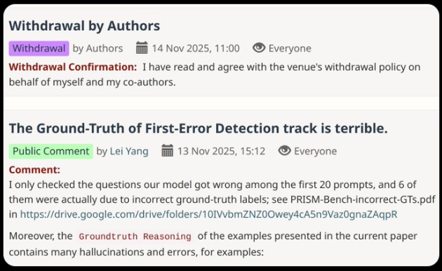 苹果ICLR论文数据出错30% 程序员通宵揭露大模型数据危机插图1 苹果ICLR论文数据出错30% 程序员通宵揭露大模型数据危机插图1