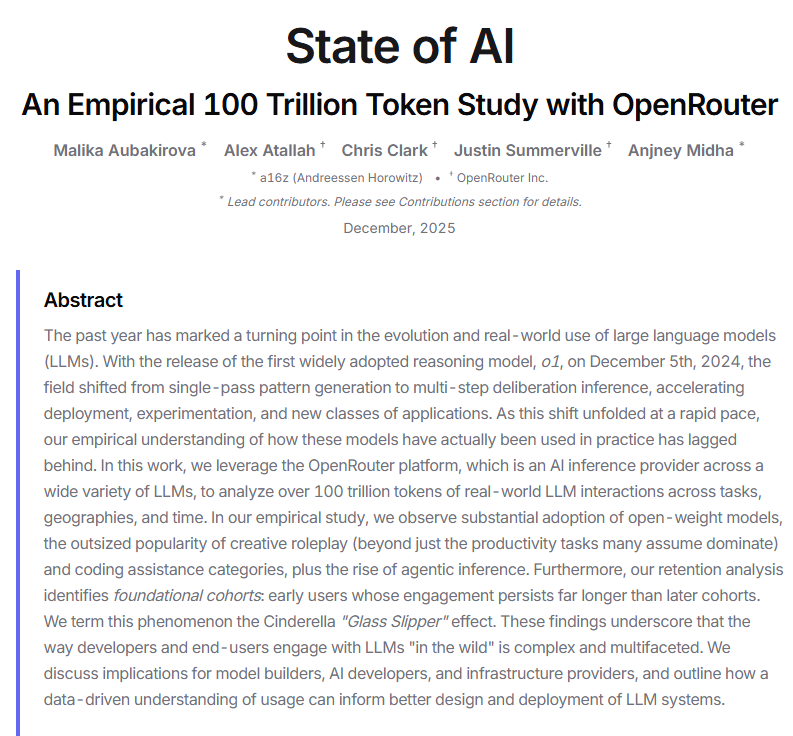 OpenRouter百亿级AI使用报告：全球趋势与模型选择分析插图1