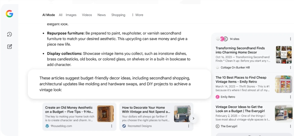 谷歌AI搜索升级 内嵌链接AI说明提升体验插图1 谷歌AI搜索升级 内嵌链接AI说明提升体验插图1