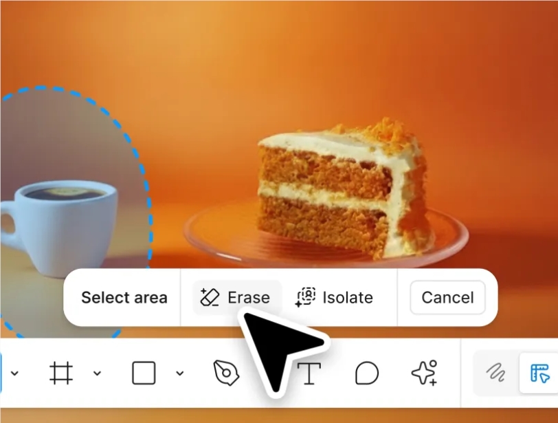 Figma上线AI图像编辑：套索一键删对象、画面自动扩边，工具栏统一归位