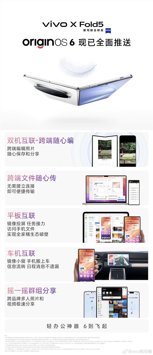 vivo X Fold5最轻大折叠屏升级OriginOS 6 轻办公神器体验升级插图2 vivo X Fold5最轻大折叠屏升级OriginOS 6 轻办公神器体验升级插图2