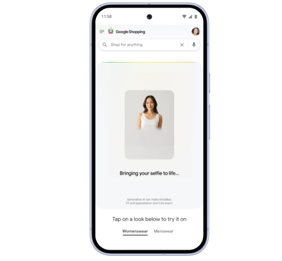 谷歌AI试穿升级只需自拍即可虚拟试衣插图1 谷歌AI试穿升级只需自拍即可虚拟试衣插图1
