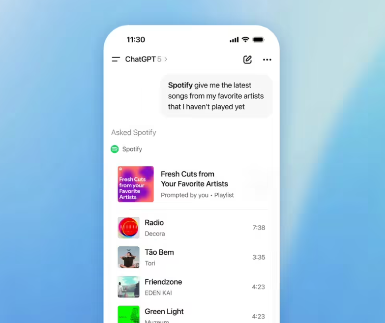 Apple Music携手ChatGPT 用户将享智能歌单创建体验插图1 Apple Music携手ChatGPT 用户将享智能歌单创建体验插图1