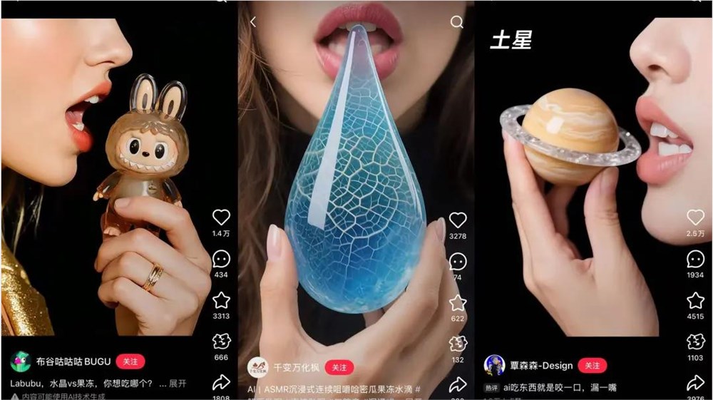 AI吃播爆火2亿播放量 解压新风口插图5