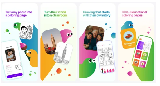 AI照片变涂色书 Splat让童年更有创意插图1