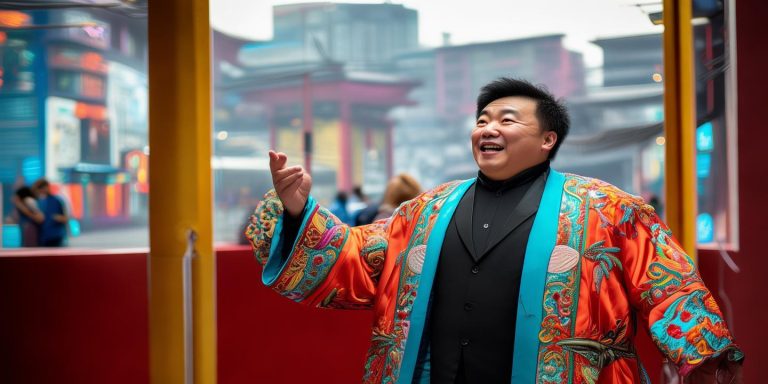 英伟达CEO黄仁勋穿唐装夸夸中国AI发展