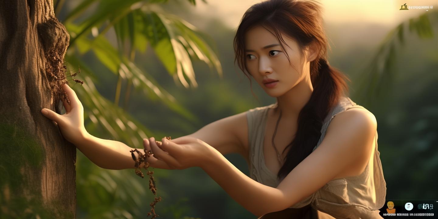 张馨予西双版纳生吃蚂蚁太勇猛网友惊呼