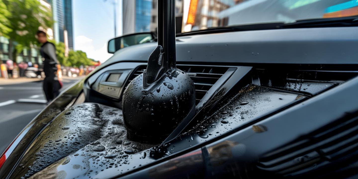 成都女子露天停车挡把被晒化幸亏自动挡