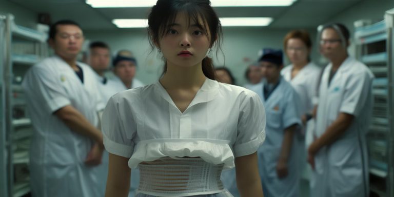 女子斥巨资缩腰45厘米挑战纪录 内脏移位引医学警告