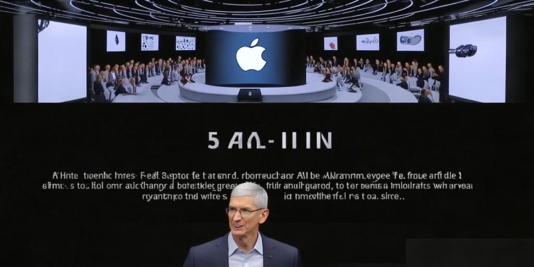 库克罕见全员讲话：苹果ALL-IN AI效仿iPhone后来居上