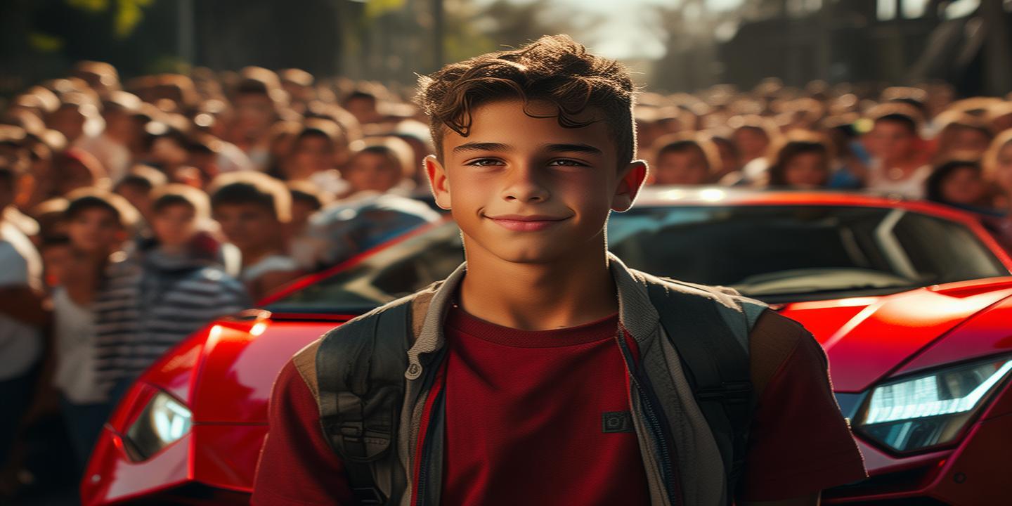 美国男孩7岁发明游戏15岁成富豪 要买兰博基尼插图 美国男孩7岁发明游戏15岁成富豪 要买兰博基尼