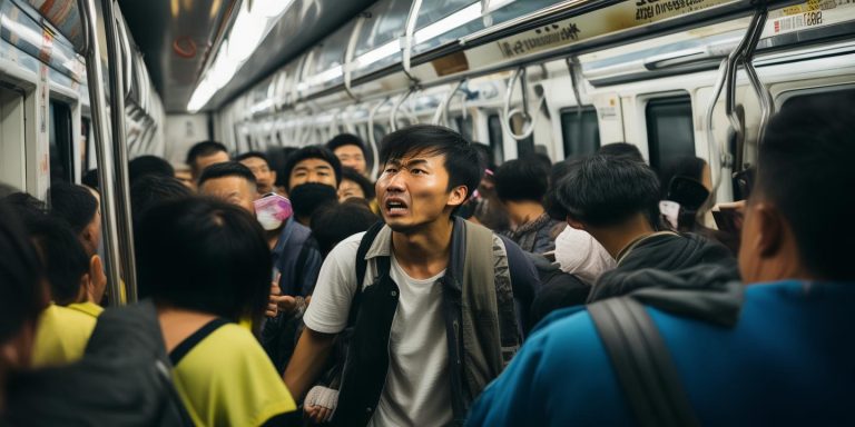 上海地铁男子三语辱骂乘客 车厢冲突引众怒 上海地铁回应可报警