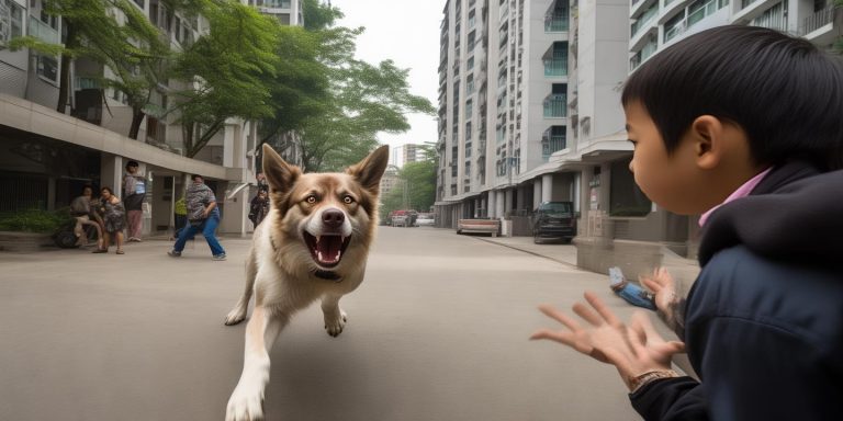 广州小区未牵绳大狗伤童 物业回应已提醒业主不听
