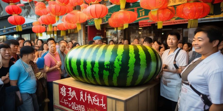 无锡2999元方形西瓜引热议 商家称主要作装饰