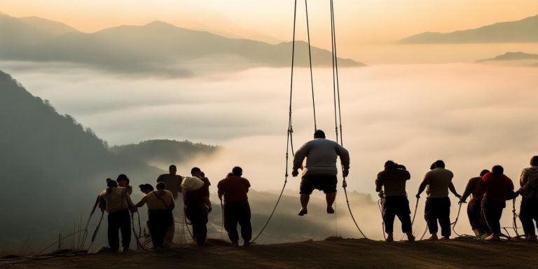 263斤男子花2万请9轿夫抬上峨眉山 网友热议商业行为