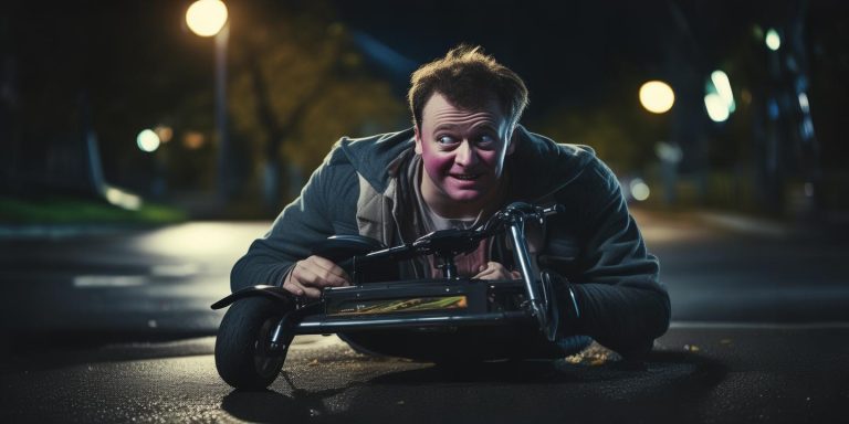 醉汉扛电动车回家 网友调侃真讲究绝不醉驾